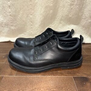 Skechers Work Oxford Shoes - Relaxed Fit Memory Foam Lace Up Extra Wide